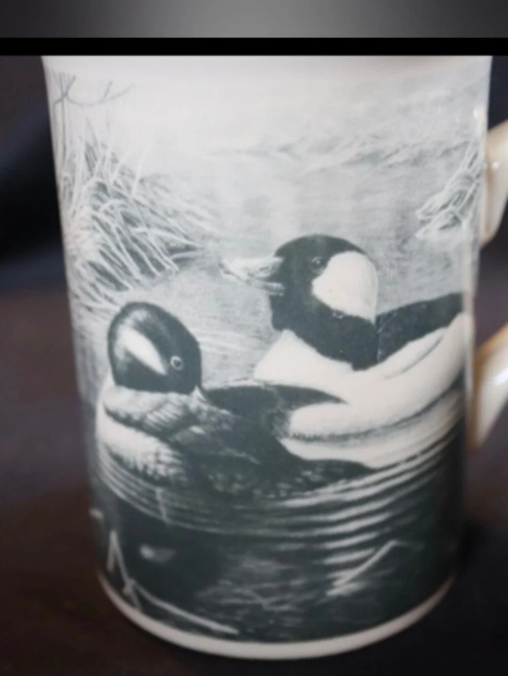 Vintage Field & Stream Collectible Coffee Mugs Set of 3 with Caribou & Ducks